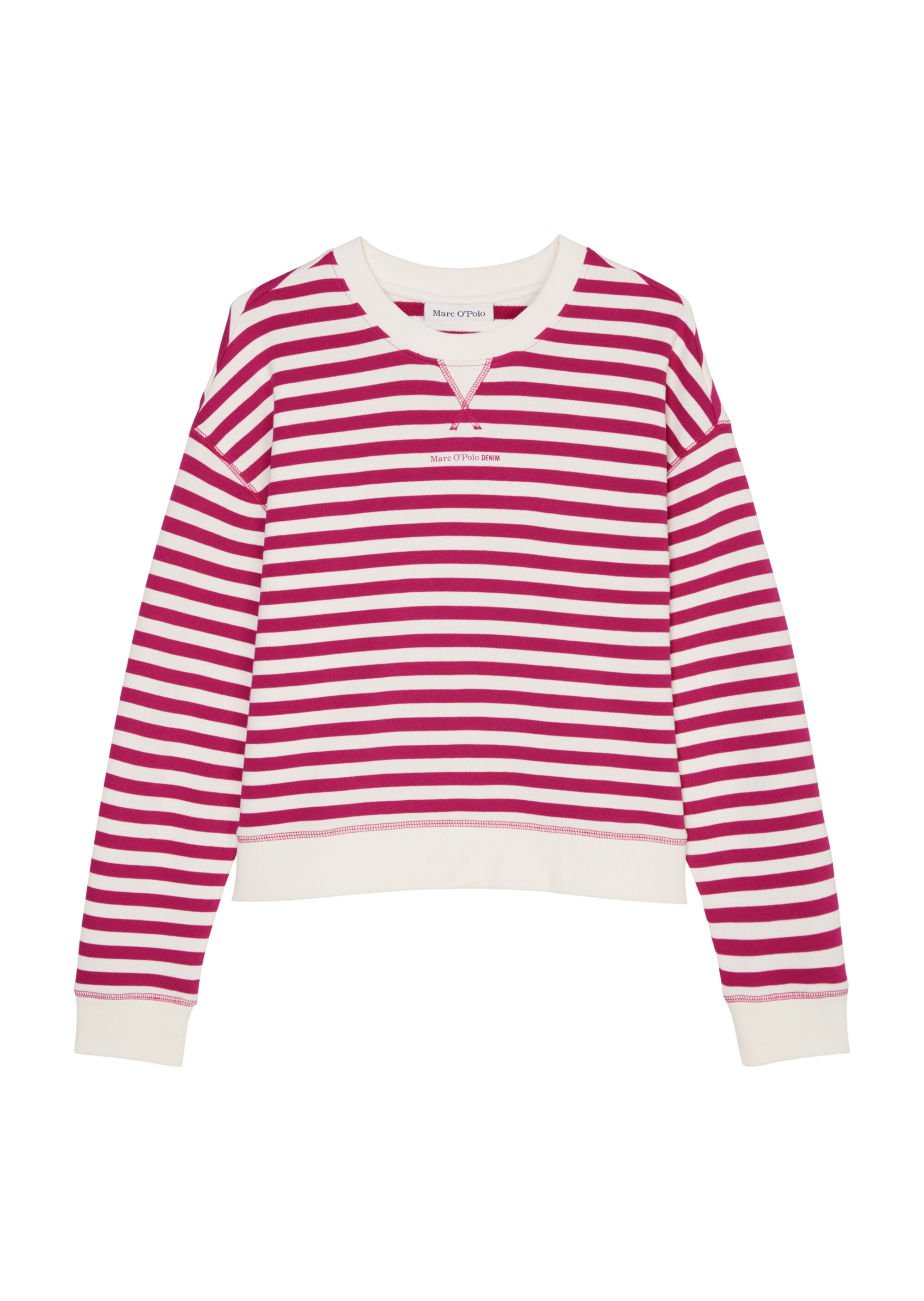 Ringel-Sweatshirt relaxed aus Organic Cotton