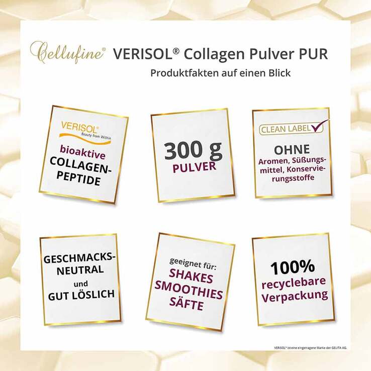 Cellufine Verisol Collagen-Pulver Pur, 300 g