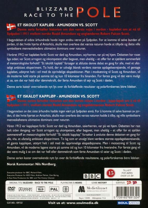 Blizzard Race To The Pole - Bbc - DVD
