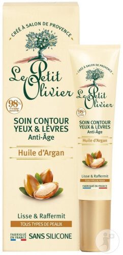 Le Petit Olivier Soin Contour Yeux Et Lèvres Anti-Âge Huile D'Argan 15ml