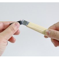 Cutter A-300, boîtier en plastique, beige