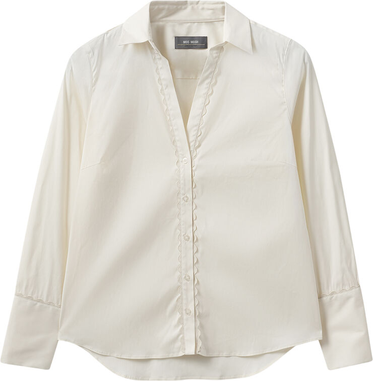 Mos Mosh MMSybel Wave shirt Ecru