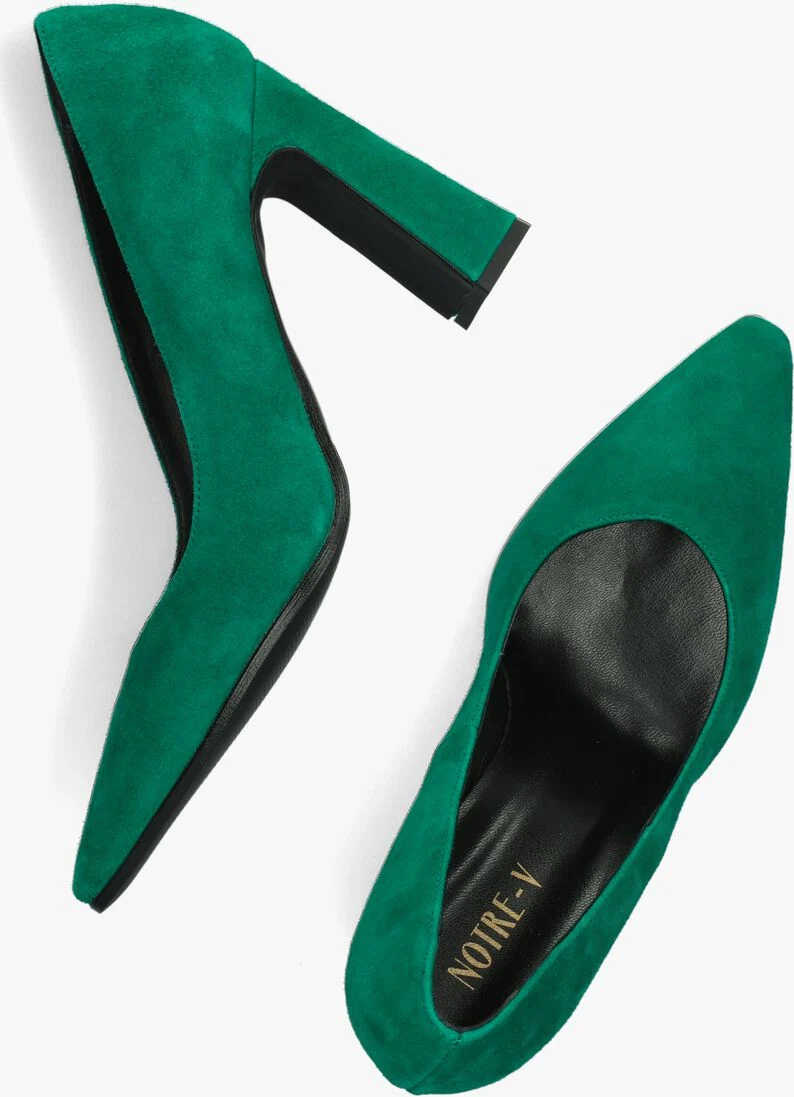 NOTRE-V groene notre-v pumps 11102