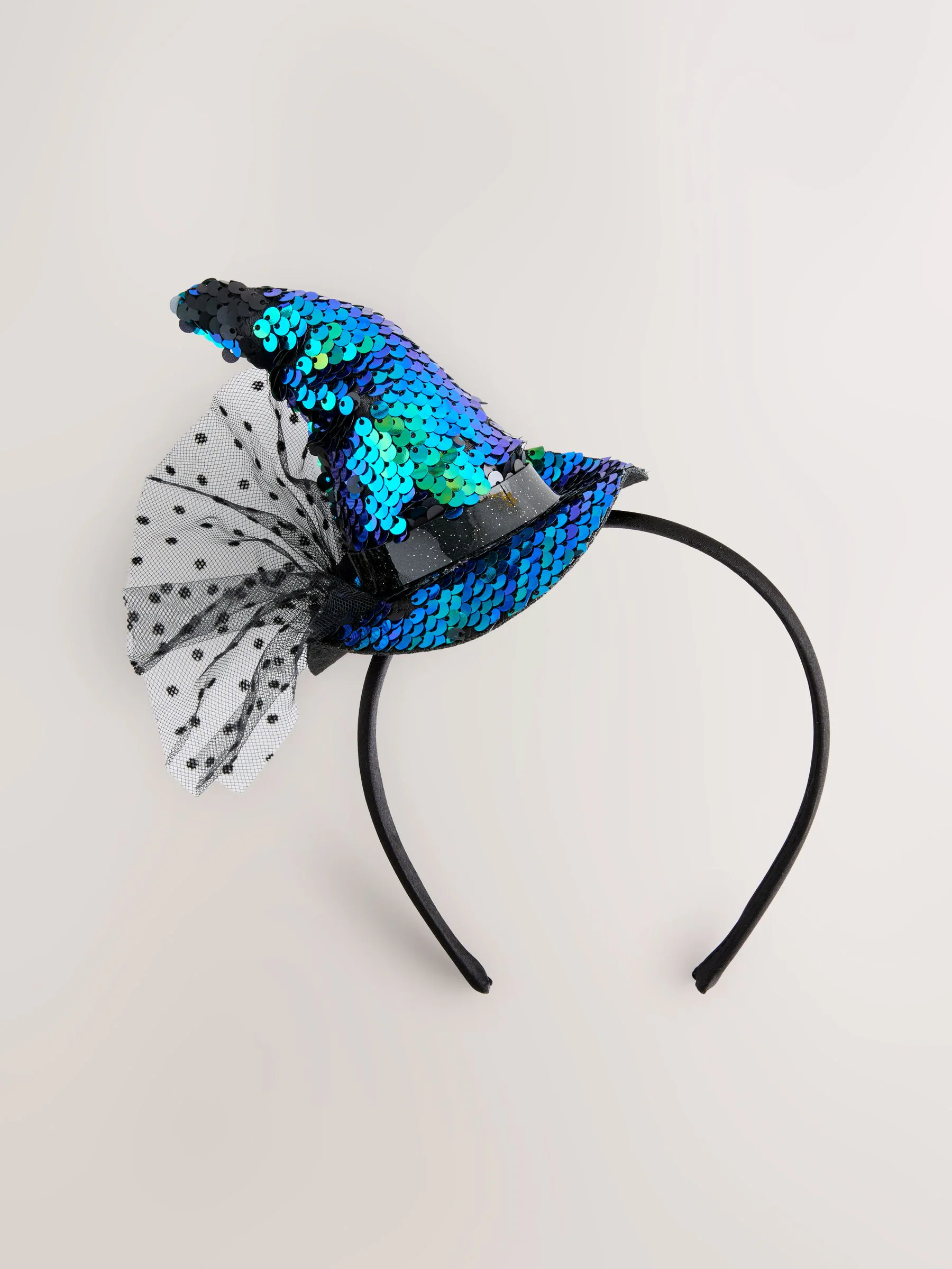 Zwart/groen - Witches Hat Headband