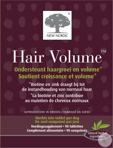 New Nordic Hair Volume Complément Alimentaire Pour Les Cheveux 90 Comprimés