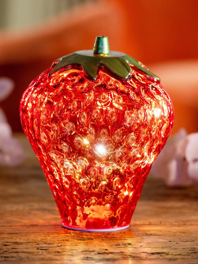 LED Deko-Erdbeere 