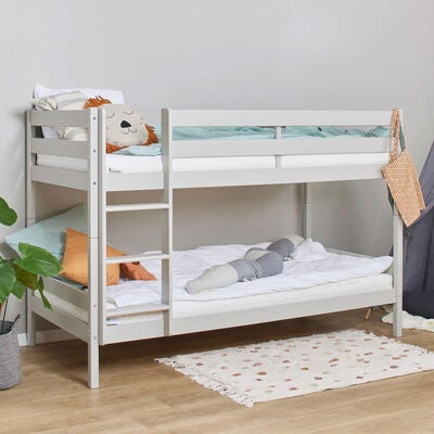 Hoppekids ECO Comfort Køyeseng 90x200, Dove Grey