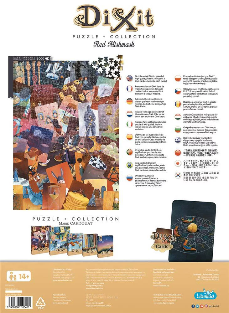 DIXIT PUZZLE  RED MISHMASH 1000 PIECES