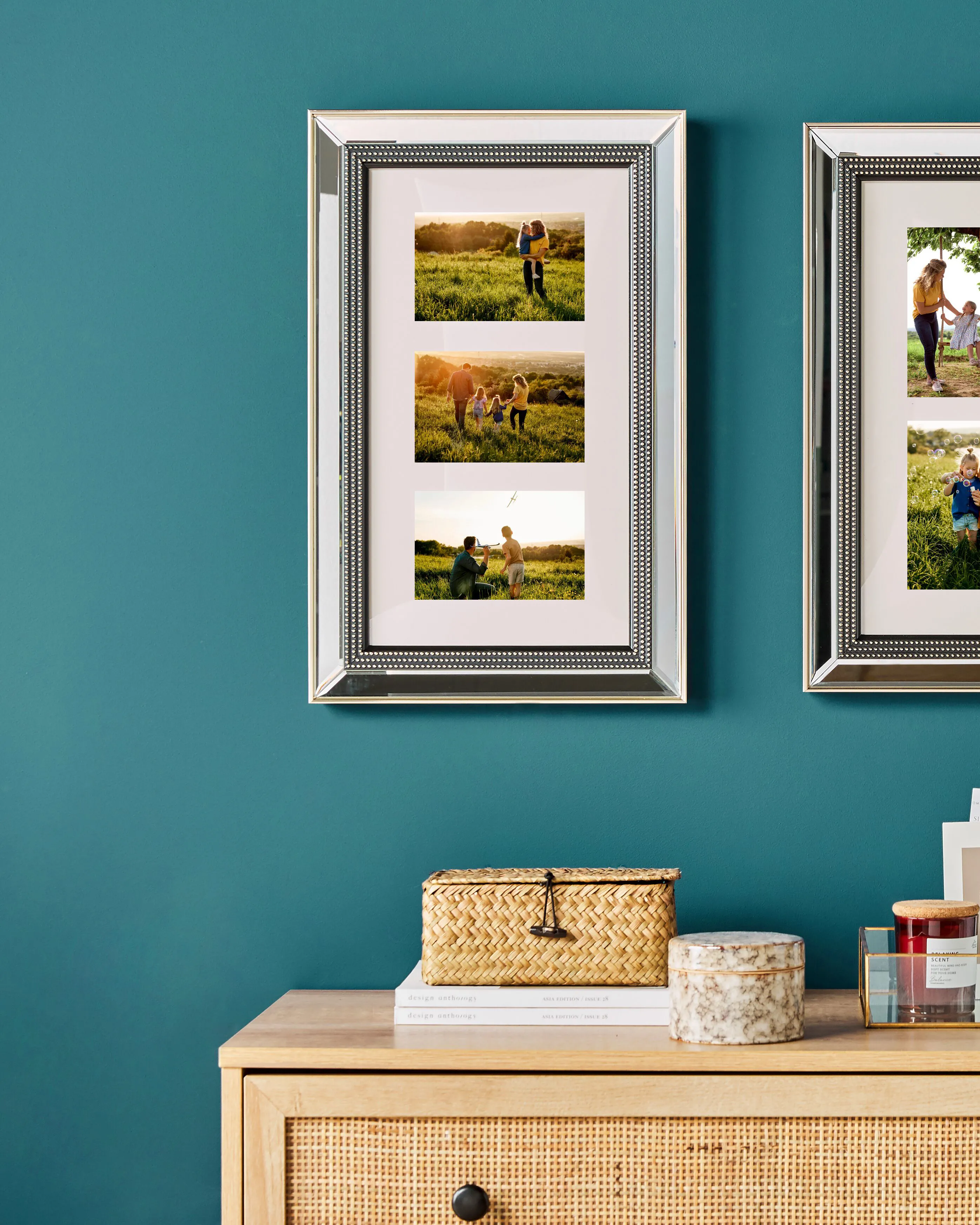 Lijst voor 3 foto's DALABA Zilver