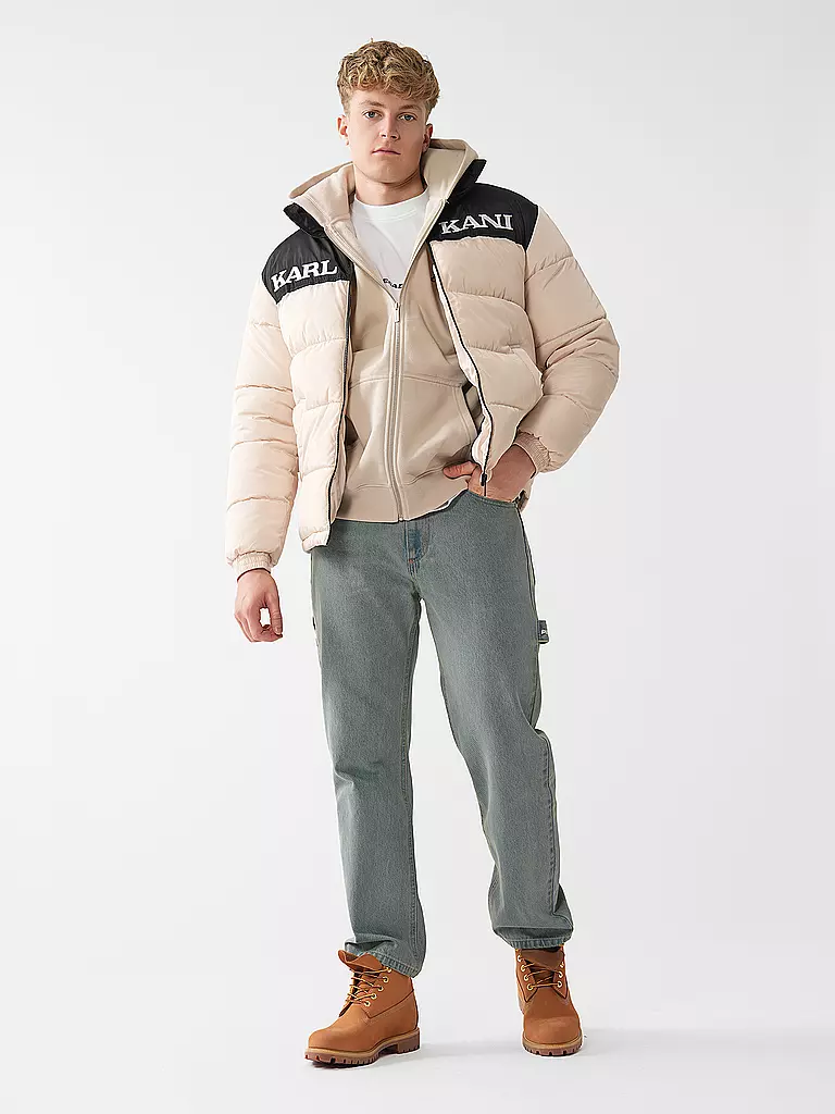KARL KANI Steppjacke RETRO ESSENTIAL beige