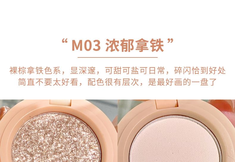 xixi - Oogschaduw- en blushpalet - 3 kleuren