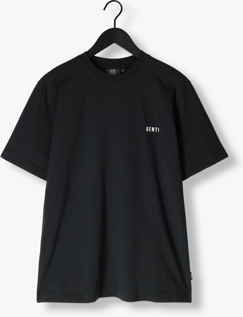 zwarte genti t-shirt t-shirt ss j2040-1223