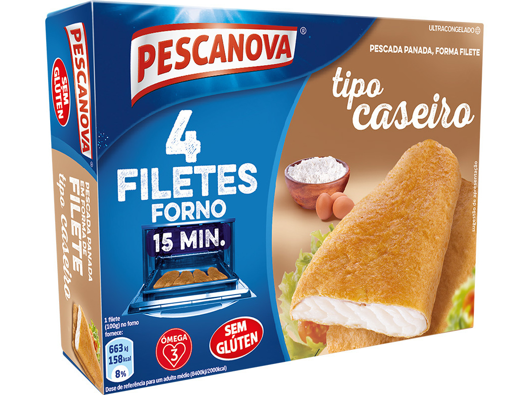 FILETE PESCANOVA PESCADA PANADA SEM GLÚTEN 320G
