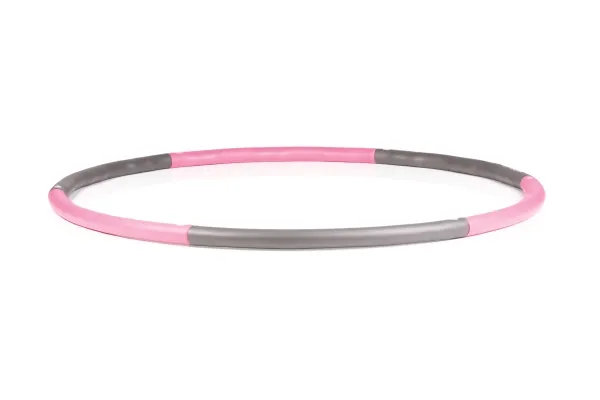 1.5kg forbundet Hula Hoop (lyserød-grå)