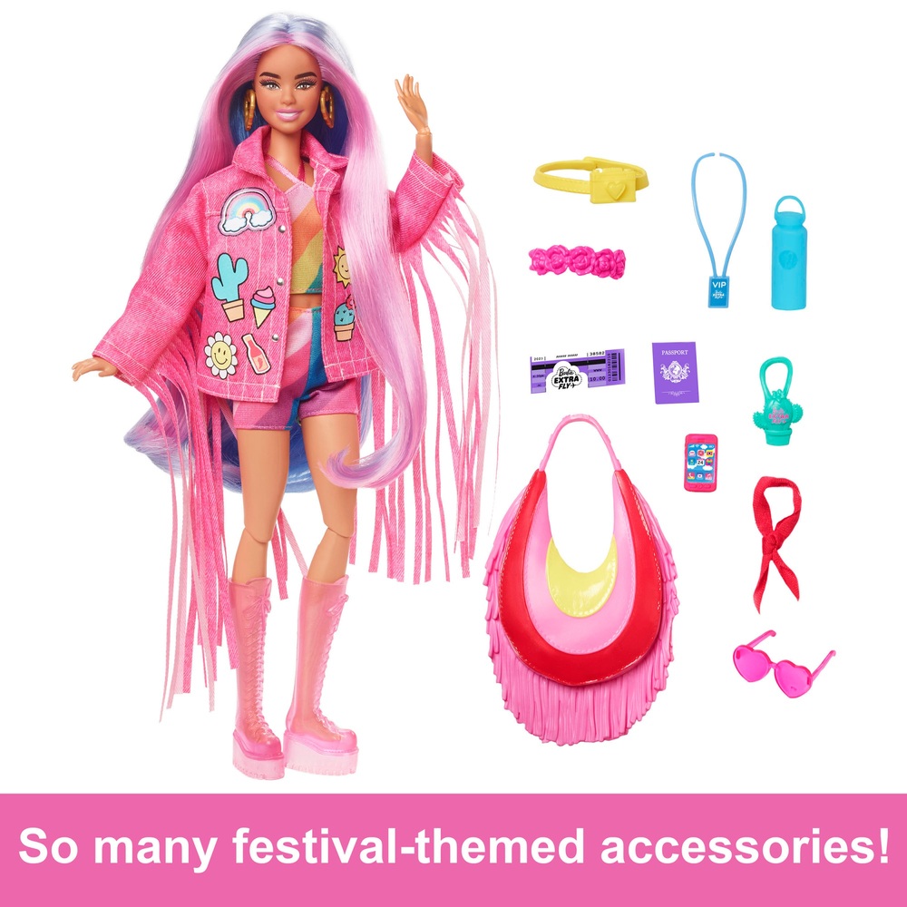 Barbie Extra Fly Reisepuppe mit Wüstenmode