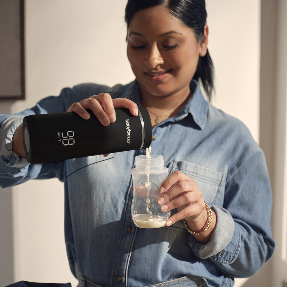 Køb Baby Brezza Black Superfast Portable Flaskevarmer
