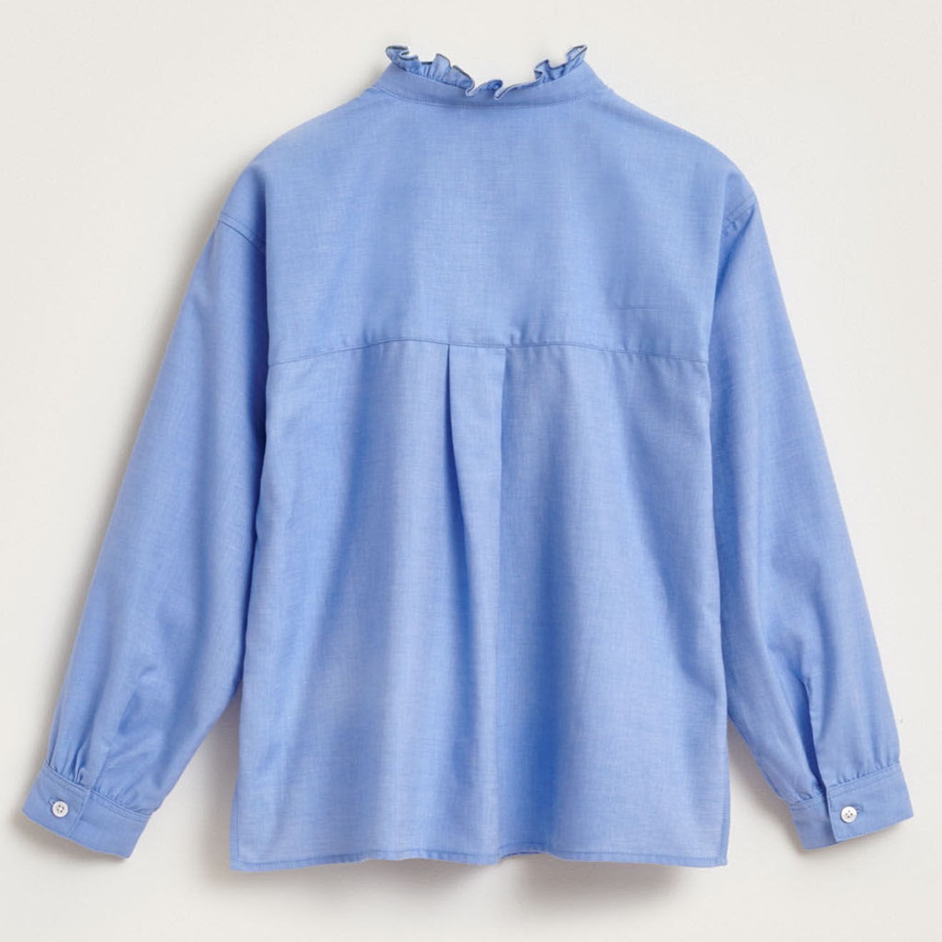 Bellerose Chemise Angle en Coton bleu ciel