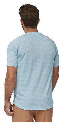 T-Shirt Patagonia Ridge Flow Bleu Clair