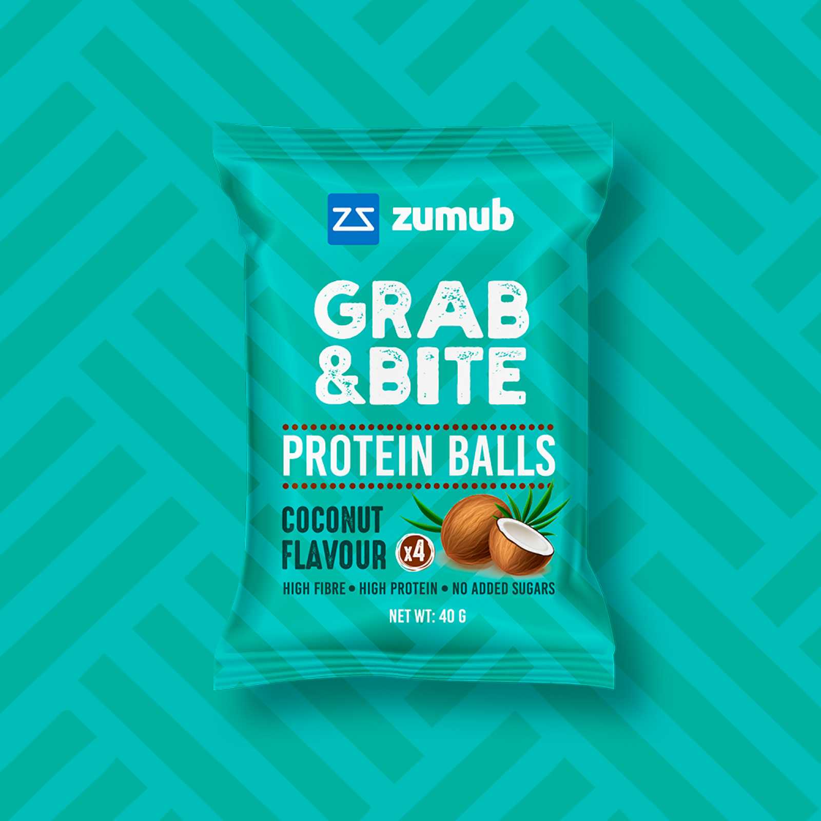 Bolinhas de Proteína Zumub - Pegue e Morda (4 unidades)