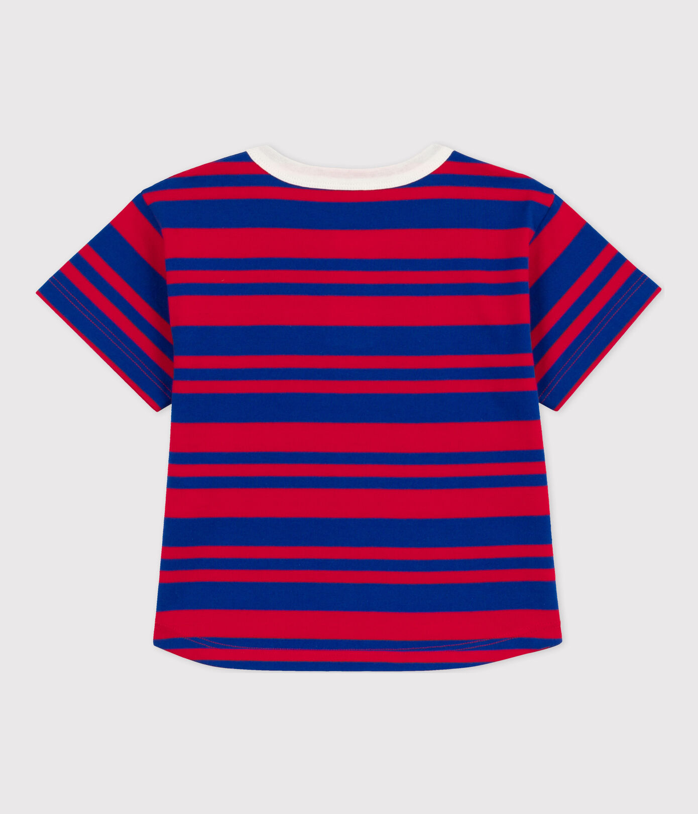 Tee-shirt rayé en coton enfant fille
