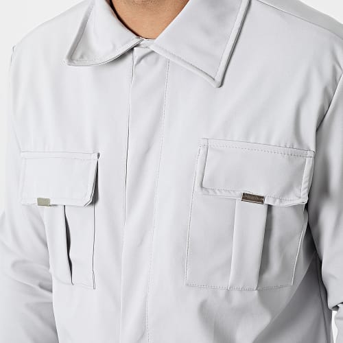 Ensemble Veste Et Pantalon Jogging LL254 Gris