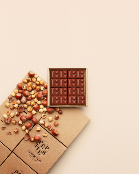 Coffret Pépites Praliné Chocolat au Lait | Le Chocolat Alain Ducasse 150g