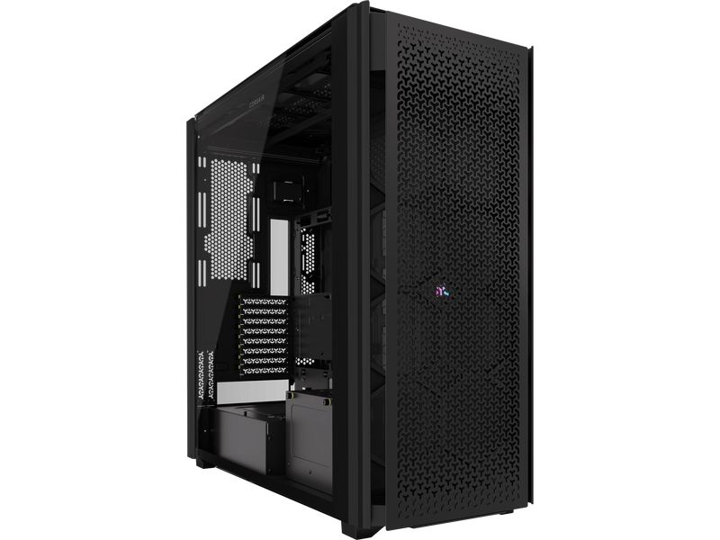 Corsair PC-Gehäuse 9000D  RGB Airflow Schwarz Big-Tower-PC-Gehäuse mit Sichtfenster