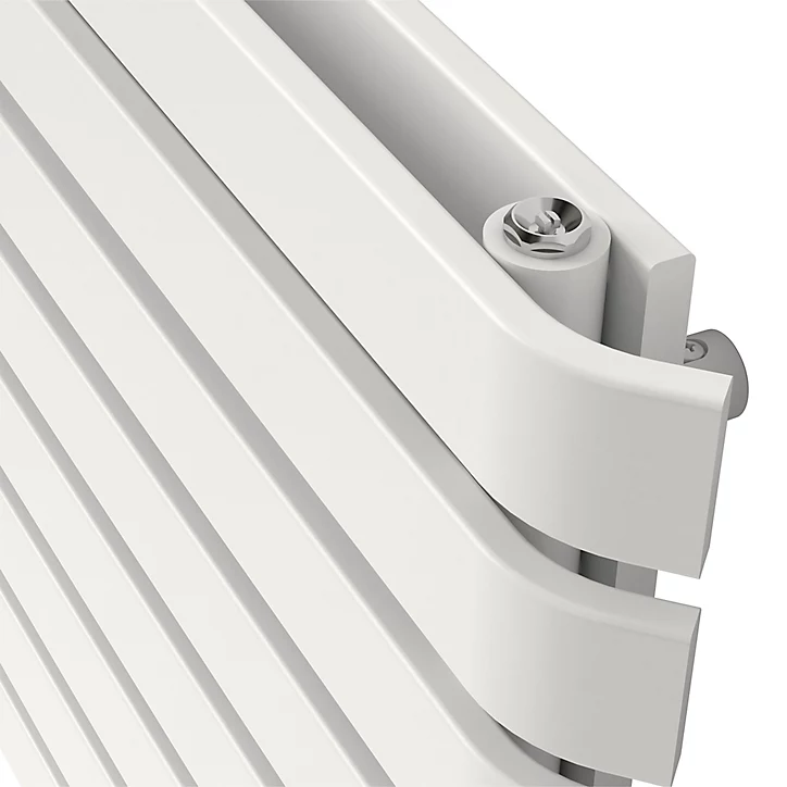 Radiateur eau chaude GoodHome Wilsona Horizontal Blanc 1 080 W