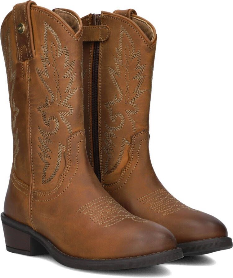 Develab 44374 Laarzen Leer Meisjes Cognac
