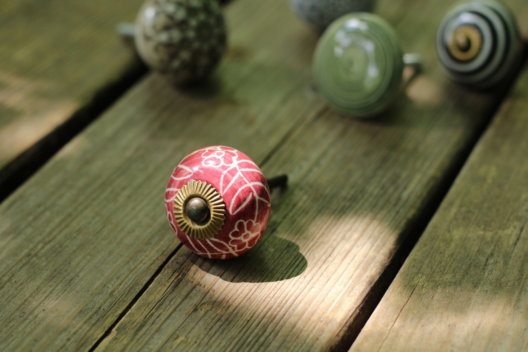 Türknauf rund, rosé, Ø 3,5 cm günstig bestellen