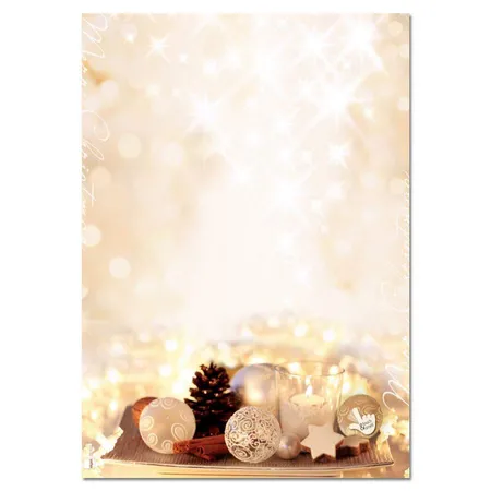 Sigel Weihnachtspapier mit Duft Zimtstern, A4, 25 Blatt