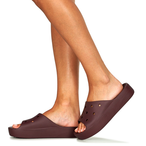 Crocs - Classic Platform Slide Burdeo
