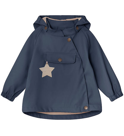 Mini A Ture Regenkleidung m. Träger - PU - MatWainis - Ombre Blu