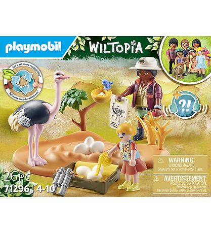 Playmobil Wiltopia - G?st Hos Strudsefar - 26 Dele - 71296