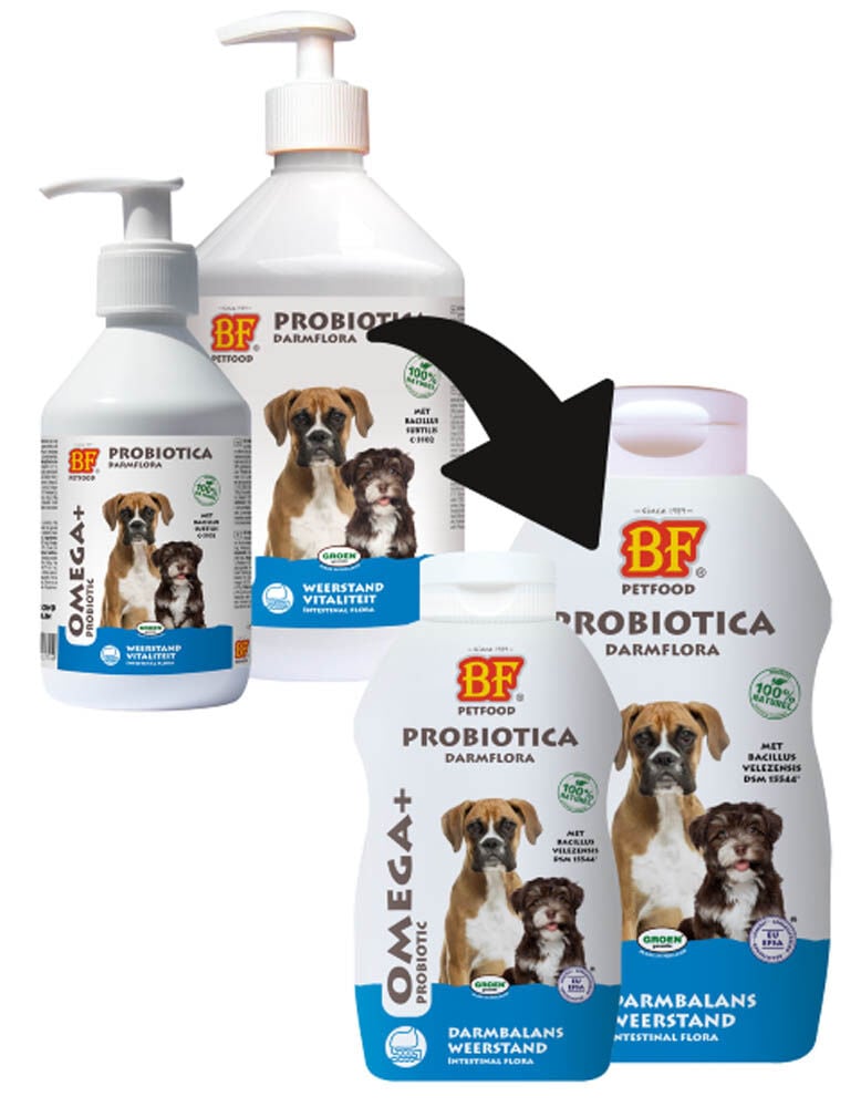 BF Petfood Omega  Probiotica - Spijsvertering en darmflora Hond - 250 Milliliter - Onbekend