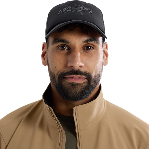 Casquette ARC'TERYX BIRD WORD TRUCKER HAT BLACK / CLOUD
