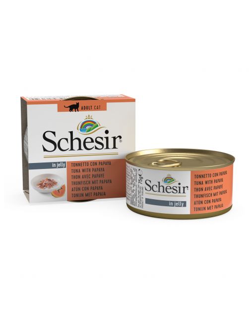 Schesir Kat Blik Gelei 75 g - Kattenvoer