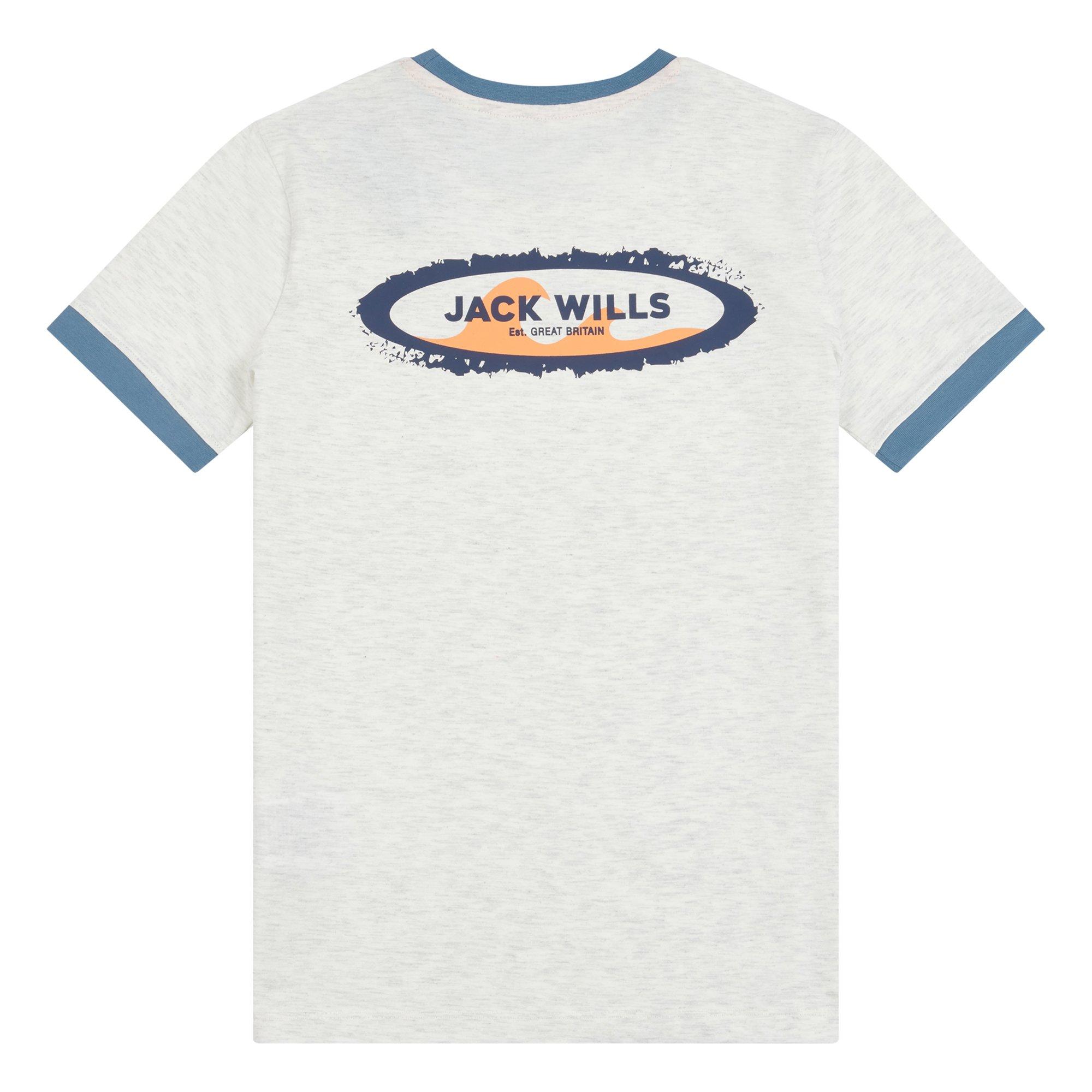 Jack Wills JW Surf Ringer T-Shirt Juniors