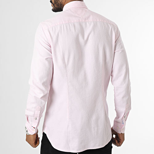 Chemise Manches Longues Natural Soft Dobby 0687 Rose