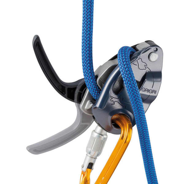 Assureur descendeur escalade PETZL GRIGRI GRIS
