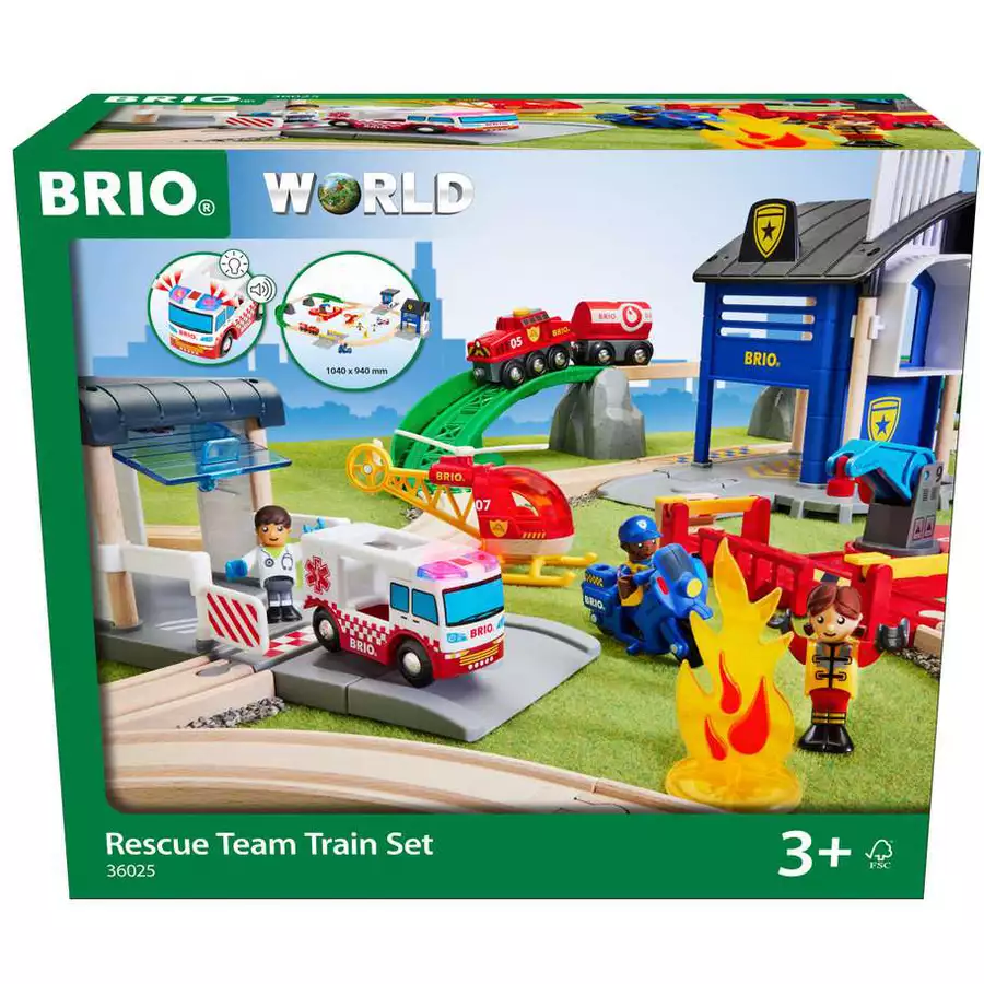 BRIO® Polizei und Feuerwehr Set Deluxe