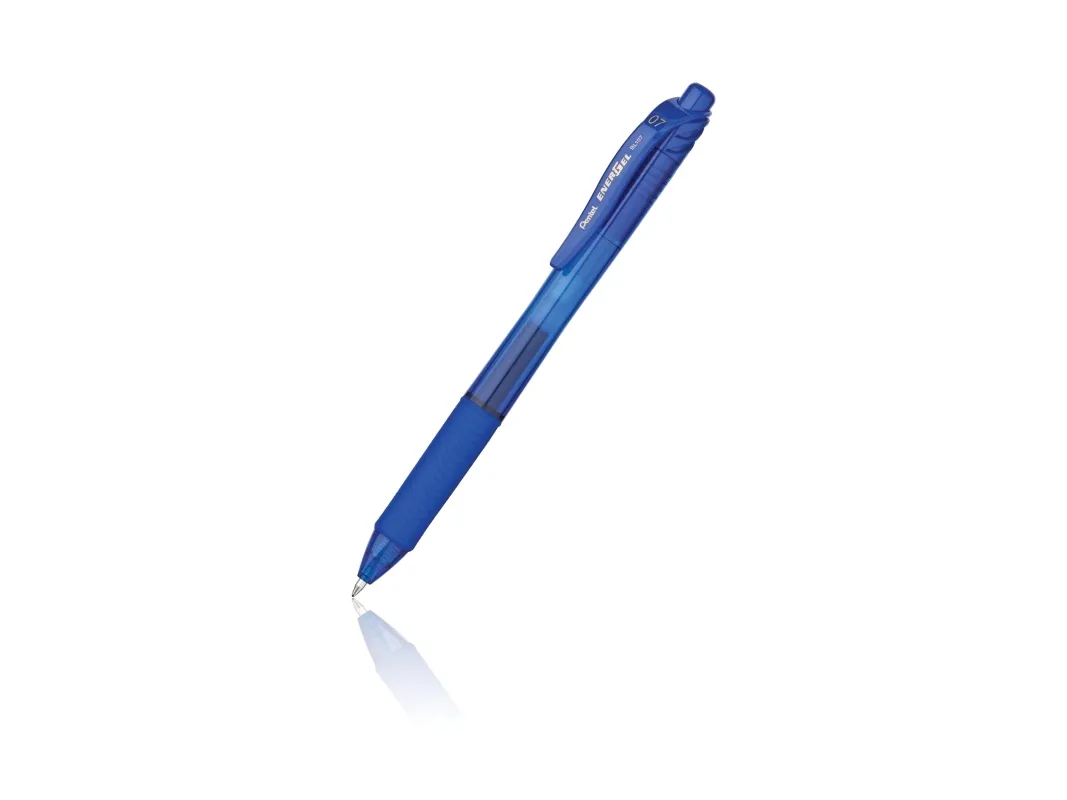 Rollerpen Pentel EnerGelX blå 0,7 mm BL107 - (12 stk.)
