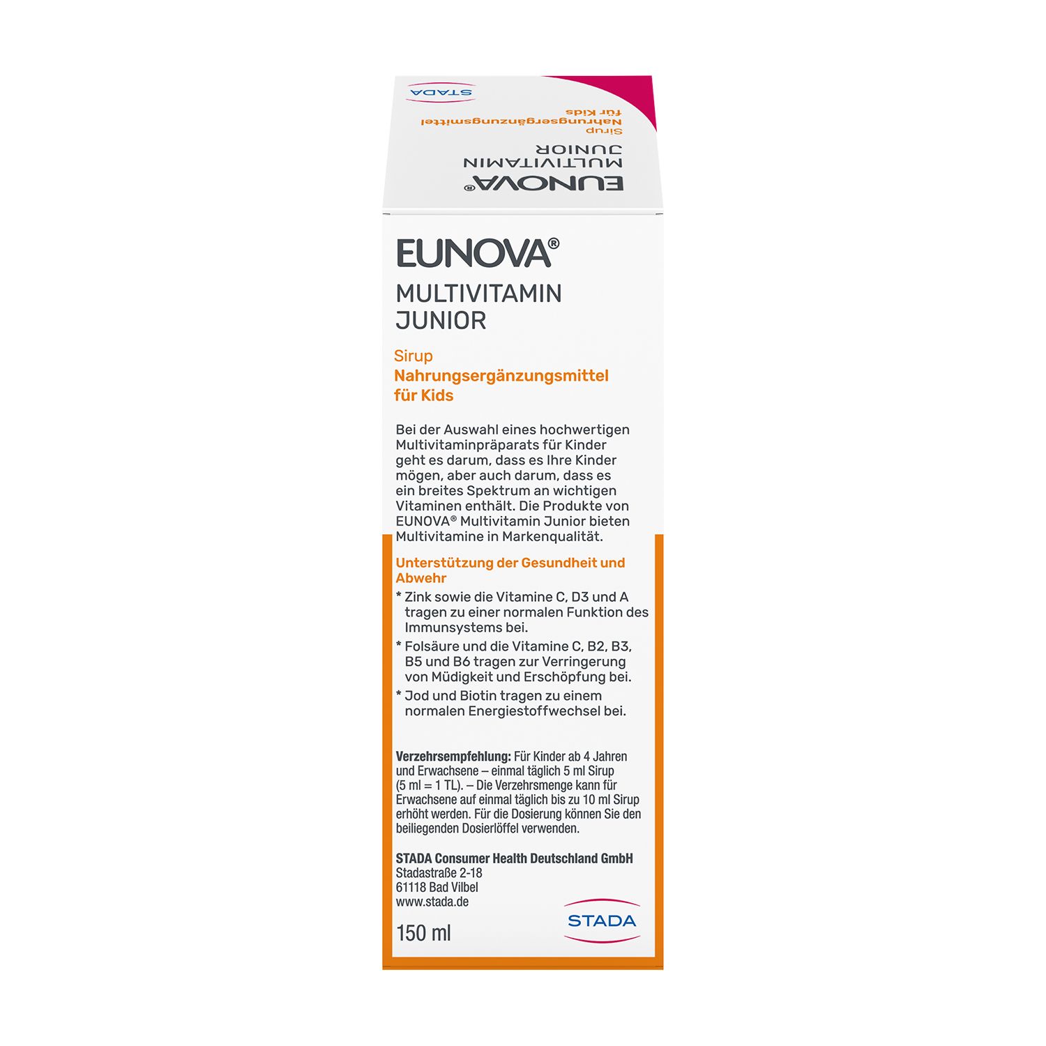 Eunova® Junior Sirup Multivitamine für Kids