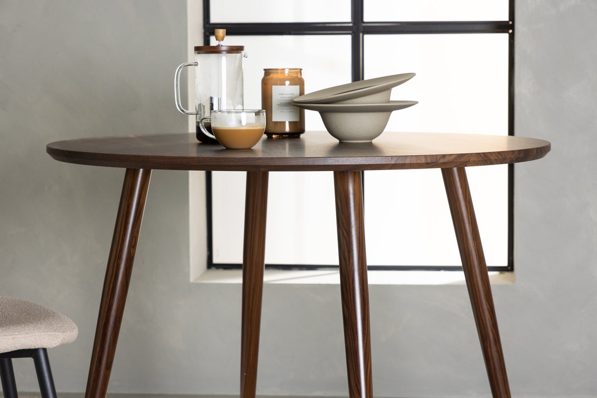 Havdhem Eetkamertafel - ø100 cm - Walnoot