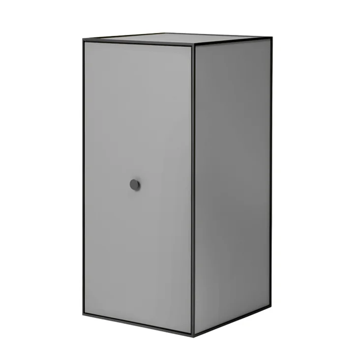 Audo - Frame Regalmodul 70 inkl. Tür, dunkelgrau