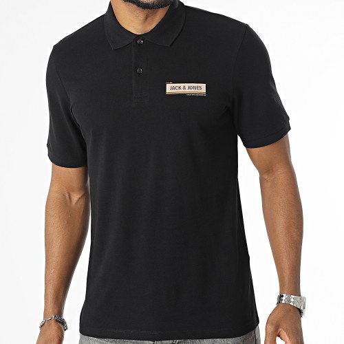 Polo Manches Courtes Adam Noir