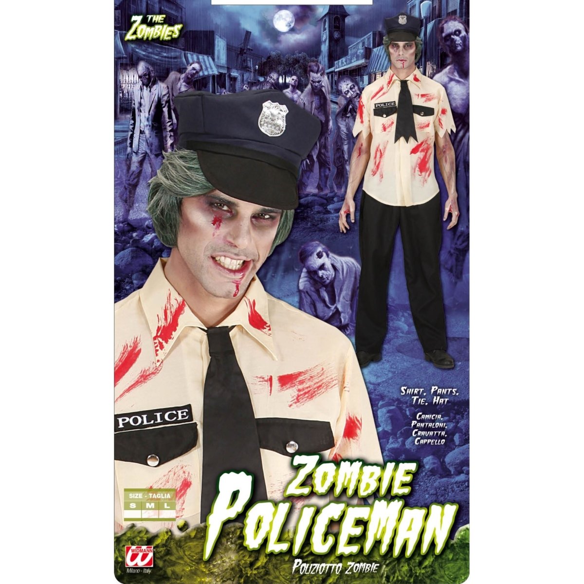 Halloween Kostuum Zombie Politie