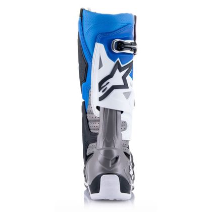 Bottes cross Alpinestars TECH 10 - SUPERVENTED - BLACK / ENAMEL BLUE / PURPLE / WHITE 2023 - Noir / Bleu
