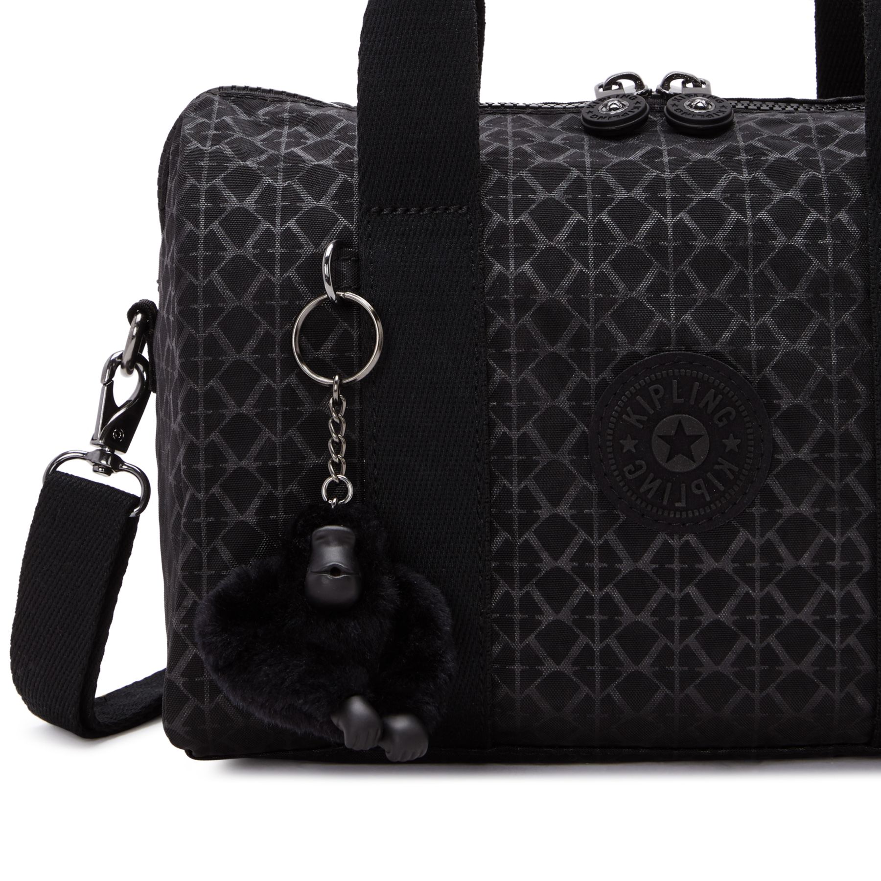 BINA M Sac à main de taille moyenne avec bandoulière ajustable amovible - Signature Emb