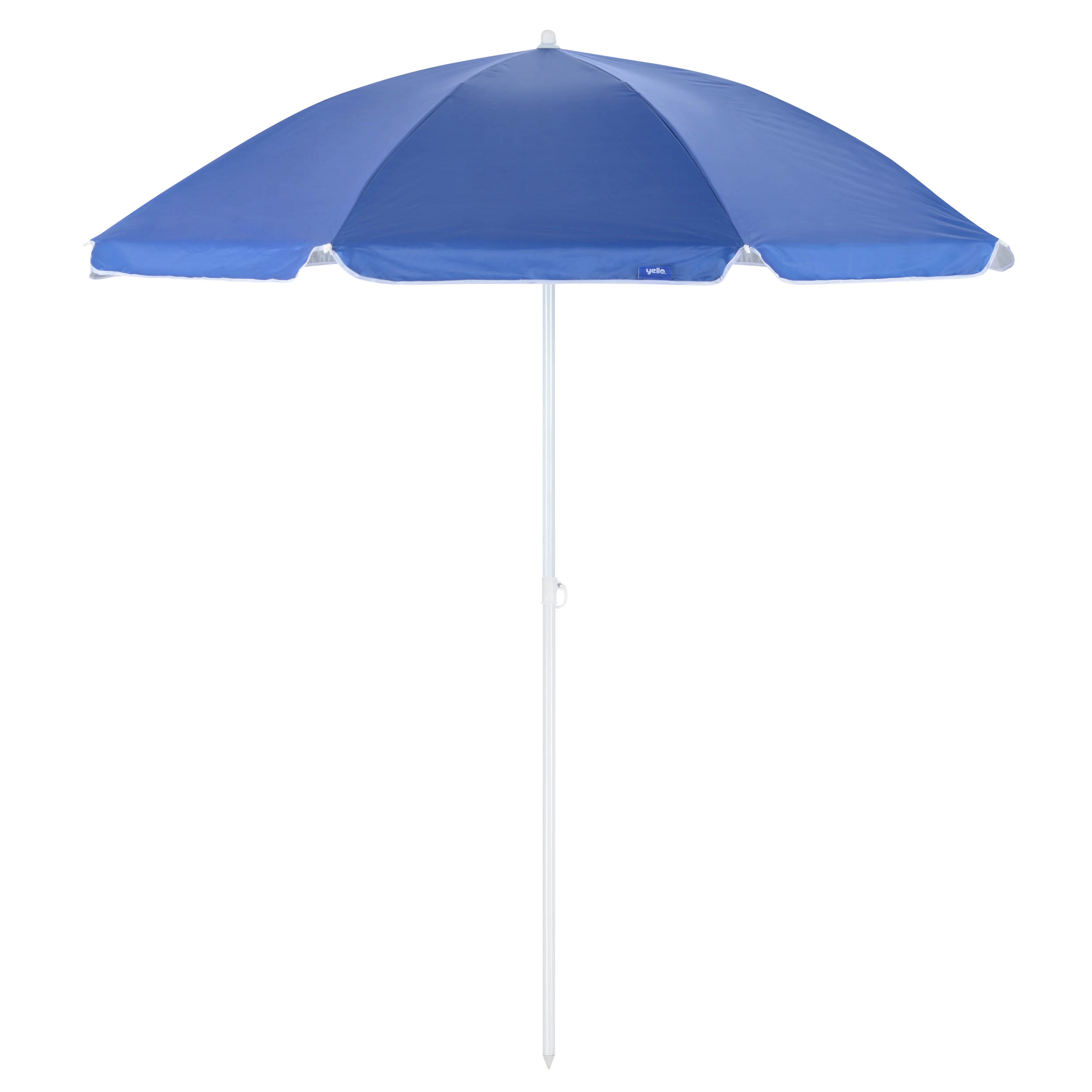 Yello 180 cm UV50+ Deluxe strandparasol - Blue
